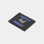 Beste Papa van de Wereld Post-it® Notes (Schuin)