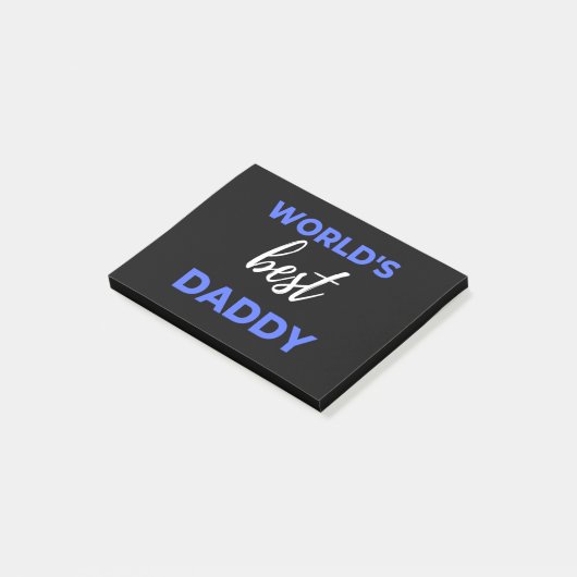Beste Papa van de Wereld Post-it® Notes (Schuin)