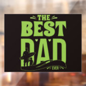 Beste Papa van de Wereld Raamsticker (Vel 2)