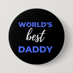 Beste papa van de wereld ronde button 7,6 cm