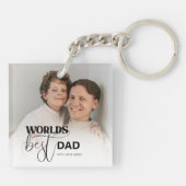 Beste Papa van de Wereld Sleutelhanger (Achterkant)