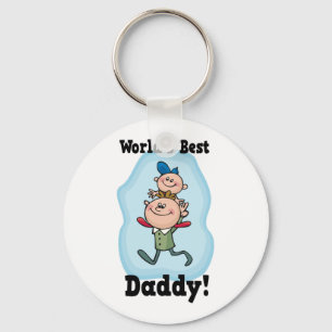 Beste papa van de wereld sleutelhanger
