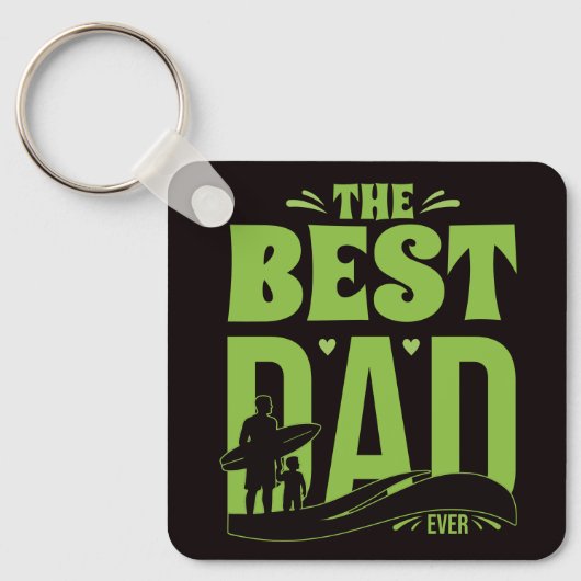 Beste Papa van de Wereld Sleutelhanger (Voorkant)
