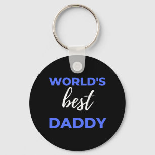 Beste papa van de wereld sleutelhanger