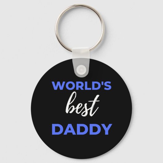 Beste papa van de wereld sleutelhanger (Voorkant)