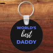 Beste papa van de wereld sleutelhanger (Voorkant)