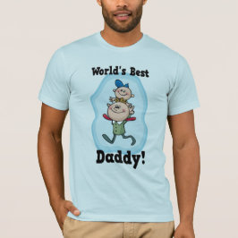 Beste papa van de wereld t-shirt