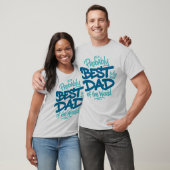 Beste papa van de wereld t-shirt (Unisex)