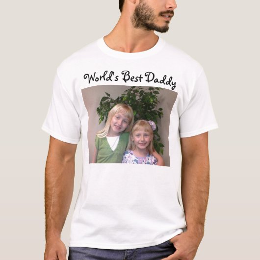 Beste papa van de wereld t-shirt (Voorkant)