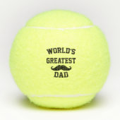 Beste papa van de wereld tennisballen (Voorkant)