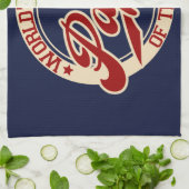 Beste Papa van de wereld Theedoek (Gevouwen)