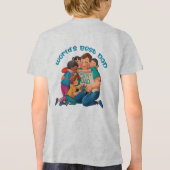 Beste papa van de wereld Tri-Blend shirt (Achterkant)