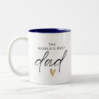 Beste Papa van de Wereld Tweekleurige Koffiemok
