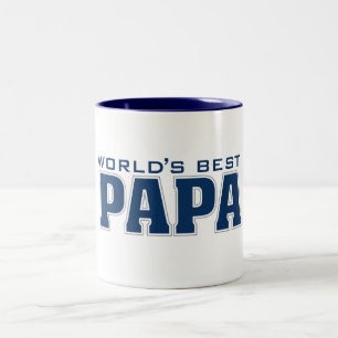 Beste Papa van de wereld Tweekleurige Koffiemok