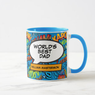 Beste Papa van de Wereld, Vader, Papa Stripboek Mok