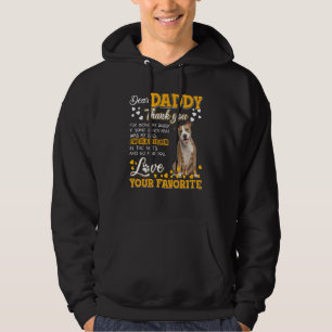 Beste papa van het Amerikaanse Staffy, bedankt dat Hoodie