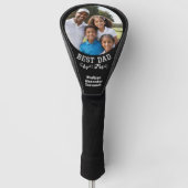 Beste Papa Van Kinderen Vaderdag Namen Golfheadcover (Voorkant)