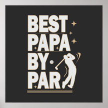 BESTE PAPA VAN PAR FATHERS DAY GOLF Design