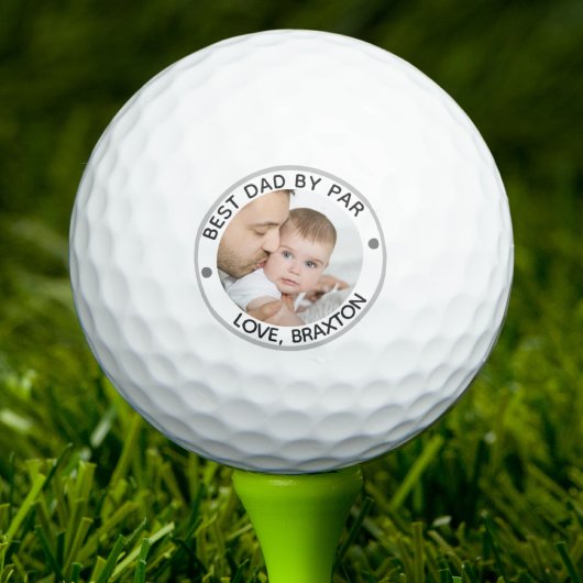 BESTE PAPA VAN PAR Foto Persoonlijk Golfballen