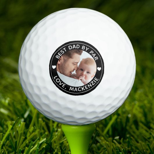 BESTE PAPA VAN PAR Foto Persoonlijke Aangepaste Kl Golfballen