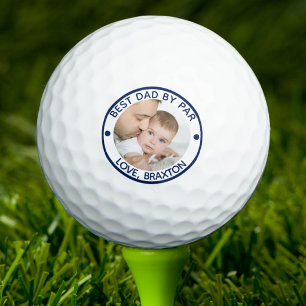 BESTE PAPA VAN PAR Foto Persoonlijke Blauwe Golfballen