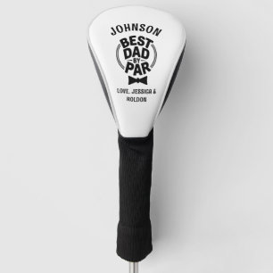 Beste papa van Par Funny Fathers Day Gift voor pap Golfheadcover