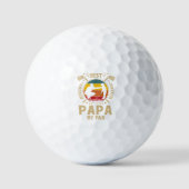 Beste Papa van Par Golfballen (Voorkant)