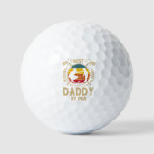Beste papa van Par Golfballen (Voorkant)