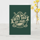 Beste papa van Par Happy Verjaardag Kaart (Gele Bloem)