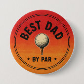Beste Papa van Par Ronde Button 7,6 Cm (Voorkant)