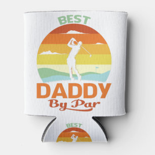 Beste papa van Par Vaderdag Golf Shirt Gift Blikjeskoeler