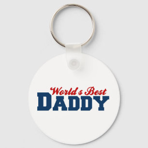Beste papa van werelden sleutelhanger