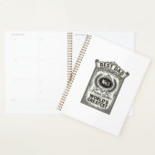 Beste Papa Vintage Gravure Vaderdag Planner (Display)