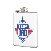 Beste Papa Vliegtuig Heupfles (Links)