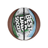 Beste Papa voetbal graffiti vaders dag basketbal (Verticaal)