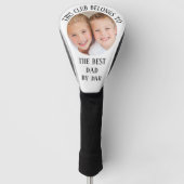 Beste papa volgens par foto golfheadcover (Voorkant)
