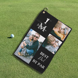Beste Papa Volgens Par | Gepersonaliseerde Golfhan Golfhanddoek
