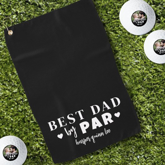 Beste Papa Volgens Par Golfhanddoek