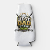 “Beste papa volgens par” thema Flesjeskoeler (Voorkant)