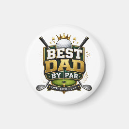 “Beste papa volgens par” thema Magneet