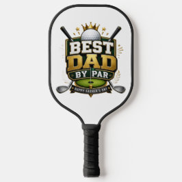 “Beste papa volgens par” thema Pickleball Paddle