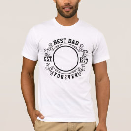 Beste papa voor altijd verjaardagscadeau t-shirt