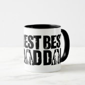 Beste papa voor Happy Dad Day Mok (Voorkant rechts)