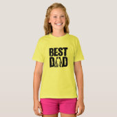 Beste papa voor Happy Dad Day T-shirt (Voorkant volledig)