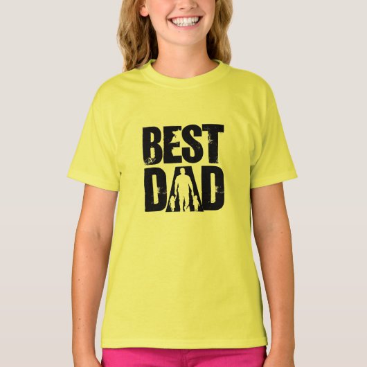 Beste papa voor Happy Dad Day T-shirt (Voorkant)