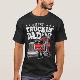 Beste papa vrachtwagenchauffeur ooit t-shirt