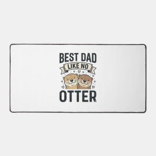 Beste papa zoals geen otter Schattige otter Vaderd Bureaumat
