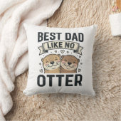 Beste papa zoals geen otter Schattige otter Vaderd Kussen (Deken)