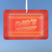 Beste Papa's Ketchup Grappige Rode Auto Luchtverfr Luchtverfrisser