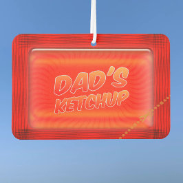 Beste Papa's Ketchup Grappige Rode Auto Luchtverfr Luchtverfrisser
